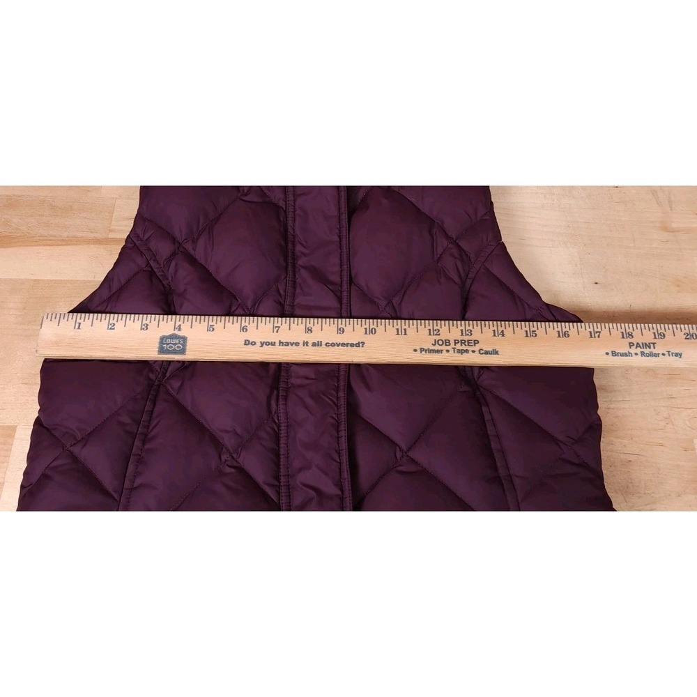 Eddie Bauer EB700 Down Vest Jacket Womens XS Purple Premium Goose Fill Puffer - Picture 8 of 9